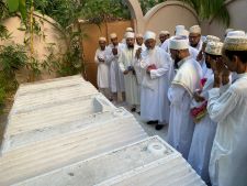 Aqaa Maulaa near the quboor of the Mafsuhaat during 24th Da'i